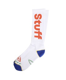 POLeR（ポーラー）の「POLeR/ポーラー SKATE SOCKS ポップ ジャガードデザイン 靴下 スケーターソックス（ソックス/靴下・メンズ）」