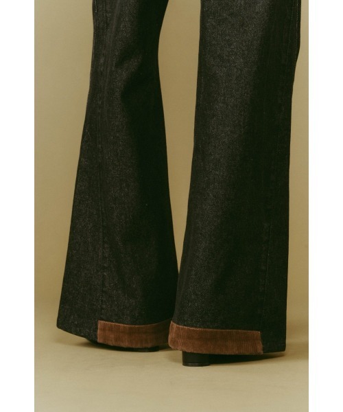 Knuth Marf（クヌースマーフ）の「denim baggy pants(unisex)（デニムパンツ・レディース・インディゴブルー/ブラック・X-SMALL/SMALL/MEDIUM/LARGE）」の4枚目の写真