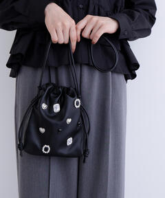 UND BIJOU DRAWSTRING BAG（ハンドバッグ）｜Ameri（アメリ）の