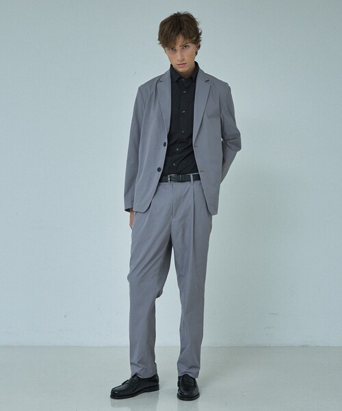 ABAHOUSE（アバハウス）の「【ON/OFF兼用】MESH JERSEY ボタンダウンシャツ / FLEX SHIRTS/ストレッチ 吸水速乾（ビジネスシャツ・メンズ・チャコールグレー/ホワイト/ブラック・48/46/44/50）」の16枚目の写真