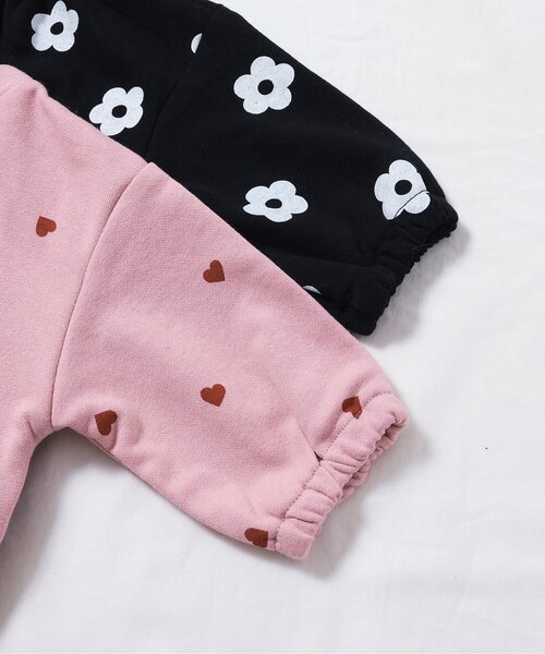 apres les cours(アプレレクール)の「【WEB限定】GIRLSバラエティボディスーツ(ロンパース・キッズ・ピンク/レッド/ブラック/アイボリー・70/80)」の6枚目の写真