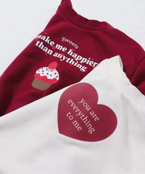 apres les cours(アプレレクール)の「【WEB限定】GIRLSバラエティボディスーツ(ロンパース・キッズ・ピンク/レッド/ブラック/アイボリー・70/80)」の7枚目の写真