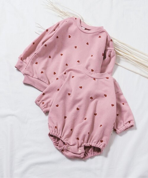 apres les cours(アプレレクール)の「【WEB限定】GIRLSバラエティボディスーツ(ロンパース・キッズ・ピンク/レッド/ブラック/アイボリー・70/80)」の8枚目の写真