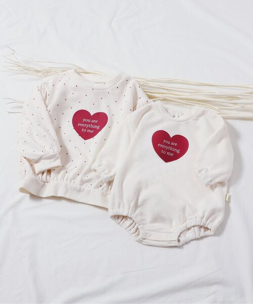 apres les cours(アプレレクール)の「【WEB限定】GIRLSバラエティボディスーツ(ロンパース・キッズ・ピンク/レッド/ブラック/アイボリー・70/80)」の10枚目の写真