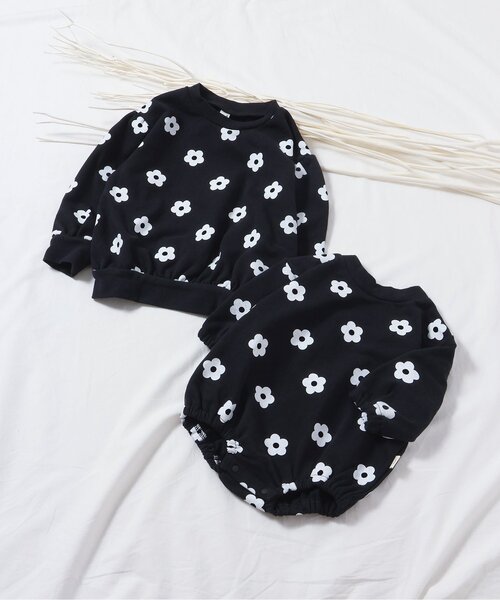 apres les cours(アプレレクール)の「【WEB限定】GIRLSバラエティボディスーツ(ロンパース・キッズ・ピンク/レッド/ブラック/アイボリー・70/80)」の11枚目の写真