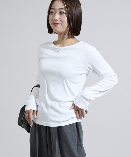 調温素材＞INKEEP クルーネックトップス/インキープ ロンT（Tシャツ