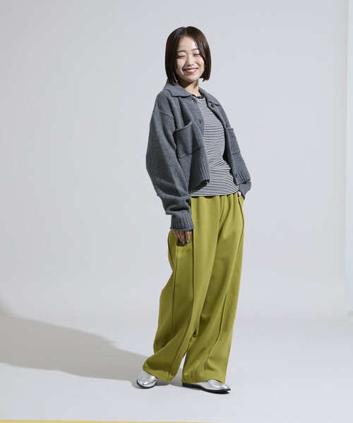 FREAK'S STORE（フリークスストア）の「＜調温素材＞INKEEP クルーネックトップス/インキープ ロンT（Tシャツ/カットソー・レディース・レッド/オフホワイト/その他/ブラック・ﾌﾘ-）」の6枚目の写真