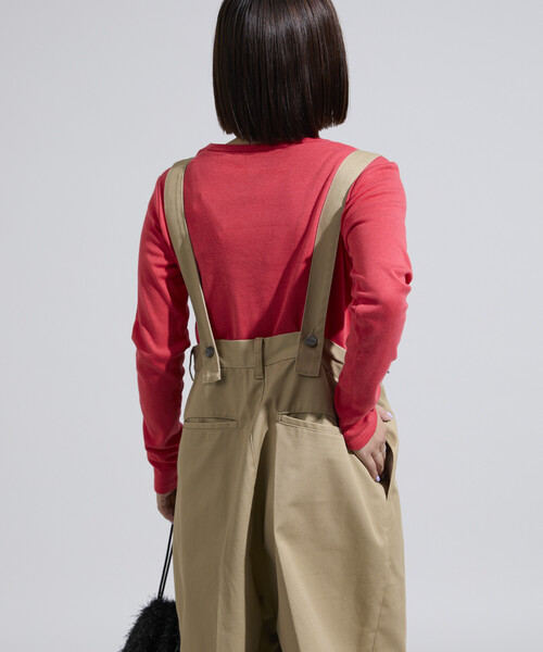 FREAK'S STORE（フリークスストア）の「＜調温素材＞INKEEP クルーネックトップス/インキープ ロンT（Tシャツ/カットソー・レディース・レッド/オフホワイト/その他/ブラック・ﾌﾘ-）」の17枚目の写真