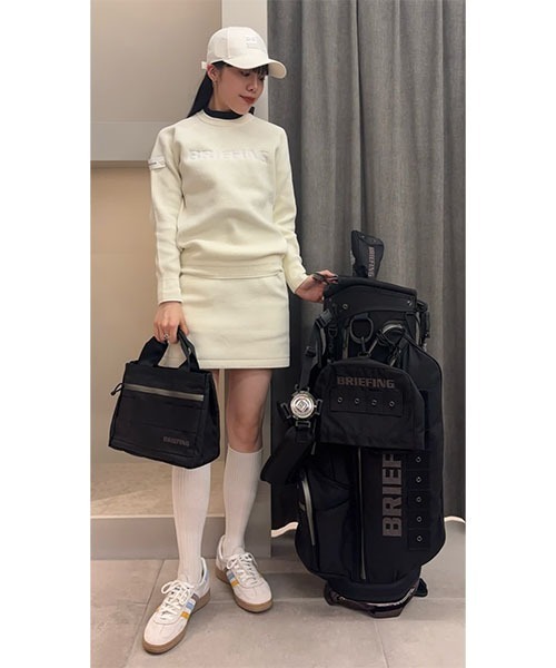 BRIEFING(ブリーフィング)の「MEN’S SUEDE CAP(ゴルフグッズ・メンズ・グレー/アイボリー/ブラック・FREE)」の4枚目の写真