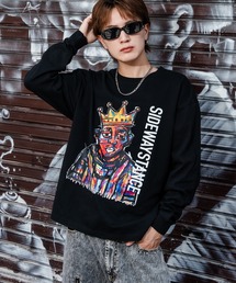 【SIDEWAY STANCE】オリジナル グラフィック プリント ロンT