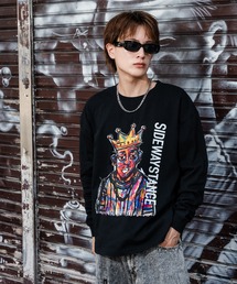 プリント ロンt」に該当するTシャツ/カットソー（長袖）ファッション