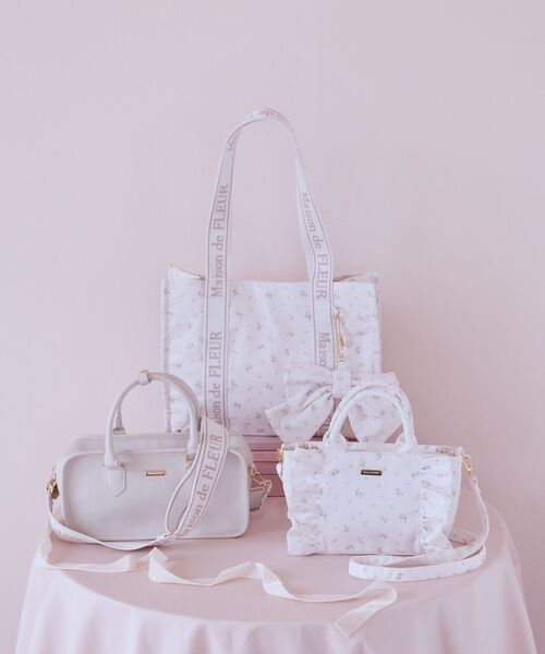 Maison de FLEUR（メゾンドフルール）の「ピンクマニアリボンポーチチャーム（チャーム・レディース・ピンク・FREE）」の4枚目の写真