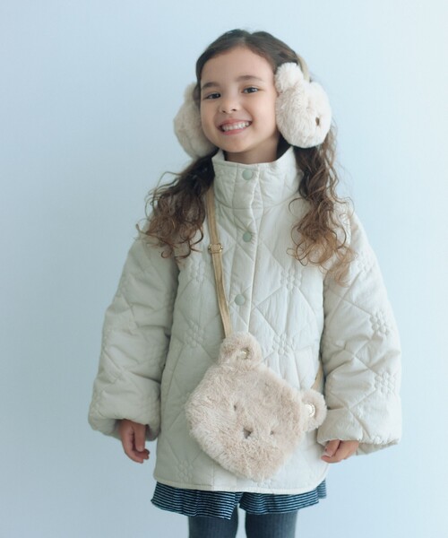 green label relaxing（グリーンレーベルリラクシング）の「＜Rockahula Kids＞クマ型 イヤマフ / Bear Earmuffs / キッズ（イヤーマフ・キッズ・ナチュラル・FREE）」の2枚目の写真