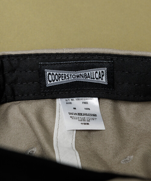 Cooperstown Ball Cap（クーパーズタウンボールキャップ）の「COOPERSTOWN BALL CAP/クーパーズタウン ボールキャップ 別注 TWILL CAP（キャップ・メンズ・ライトグレー/オフホワイト/その他9・ONE SIZE）」の8枚目の写真