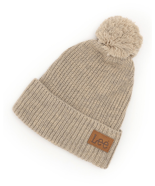 petit main(プティマイン)の「【Lee】ニット帽(ニットキャップ/ビーニー・キッズ・ブラック/ライトベージュ/アイボリー・50cm/54cm/52cm)」の3枚目の写真