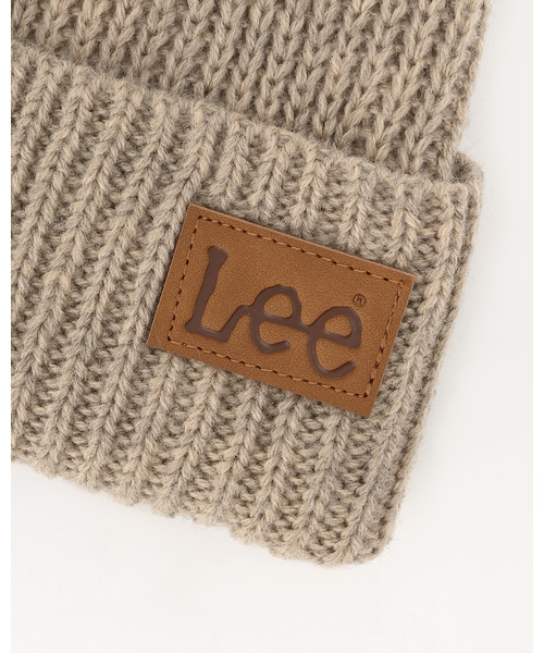 petit main(プティマイン)の「【Lee】ニット帽(ニットキャップ/ビーニー・キッズ・ブラック/ライトベージュ/アイボリー・50cm/54cm/52cm)」の6枚目の写真