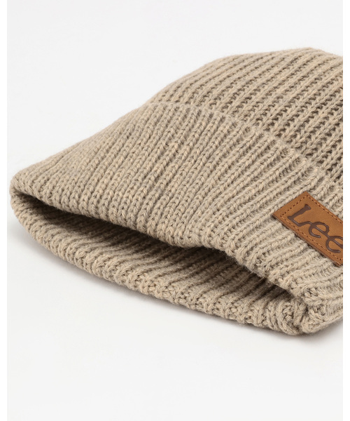 petit main(プティマイン)の「【Lee】ニット帽(ニットキャップ/ビーニー・キッズ・ブラック/ライトベージュ/アイボリー・50cm/54cm/52cm)」の7枚目の写真