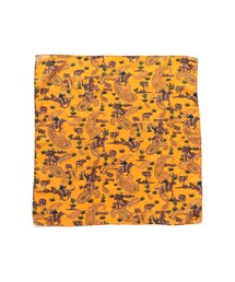BEAMS PLUS（ビームスプラス）の「Wool Silk Scarf Cowboy Print（マフラー・メンズ）」