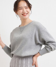 SHOO・LA・RUE | 【洗濯機可/ちくちくしにくい】大人カジュアルを叶える スウェットライクニット(ニット/セーター)