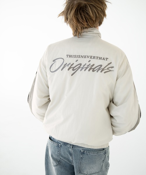 thisisneverthat（ディスイズネバーザット）の「Originals Warm Up Jacket（ブルゾン・メンズ・ストーン/ブラウン/ネイビー・L/M/S/XL）」の8枚目の写真