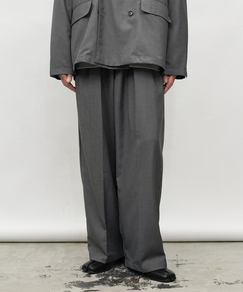 Aphlotus(アプロタス)の「TRワイドスラックス(その他パンツ・メンズ・ブラック/グレー・LARGE/MEDIUM/SMALL)」の2枚目の写真