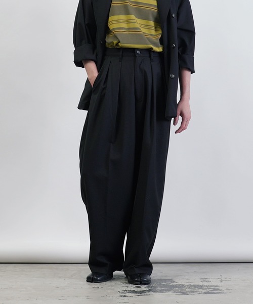 Aphlotus(アプロタス)の「TRワイドスラックス(その他パンツ・メンズ・ブラック/グレー・LARGE/MEDIUM/SMALL)」の1枚目の写真