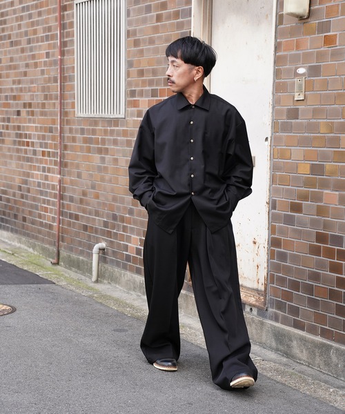 Aphlotus(アプロタス)の「TRワイドスラックス(その他パンツ・メンズ・ブラック/グレー・LARGE/MEDIUM/SMALL)」の8枚目の写真