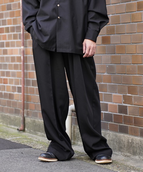 Aphlotus(アプロタス)の「TRワイドスラックス(その他パンツ・メンズ・ブラック/グレー・LARGE/MEDIUM/SMALL)」の5枚目の写真