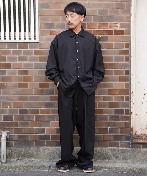 Aphlotus(アプロタス)の「TRワイドスラックス(その他パンツ・メンズ・ブラック/グレー・LARGE/MEDIUM/SMALL)」の6枚目の写真