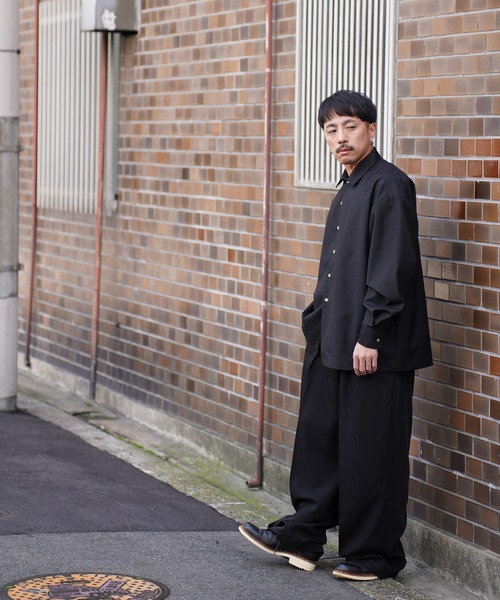 Aphlotus(アプロタス)の「TRワイドスラックス(その他パンツ・メンズ・ブラック/グレー・LARGE/MEDIUM/SMALL)」の7枚目の写真