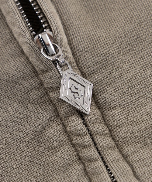 A'GEM/9 × .kom『SUPPLIER/サプライヤー』 DAGGER LEATHER PATCH ZIP