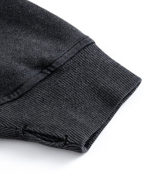 A'GEM/9 × .kom『SUPPLIER/サプライヤー』 DAGGER LEATHER PATCH ZIP