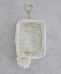 Maison de FLEUR | リボンプリントクリアポーチ(ポーチ)
