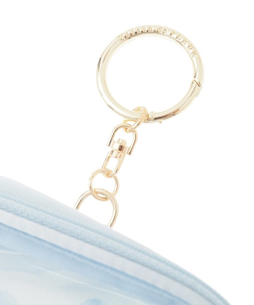 Maison de FLEUR（メゾンドフルール）の「リボンプリントクリアポーチ（ポーチ・レディース・ライトブルー/ブラック/アイボリー/レッド/ピンク・FREE）」の12枚目の写真