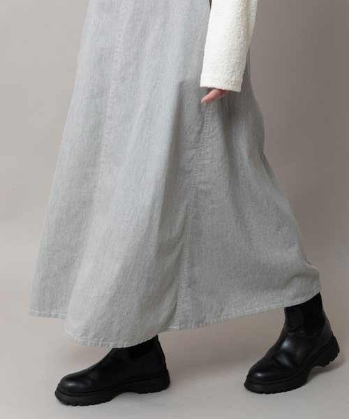 Munich（ミューニック）の「6ozスラブデニムジャンパースカート（ジャンパースカート・レディース・ライトグレー/インディゴブルー/ブラック・M/S）」の14枚目の写真