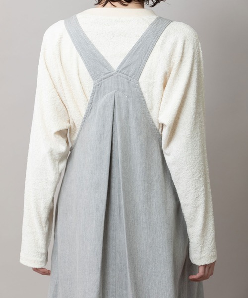 Munich（ミューニック）の「6ozスラブデニムジャンパースカート（ジャンパースカート・レディース・ライトグレー/インディゴブルー/ブラック・M/S）」の13枚目の写真