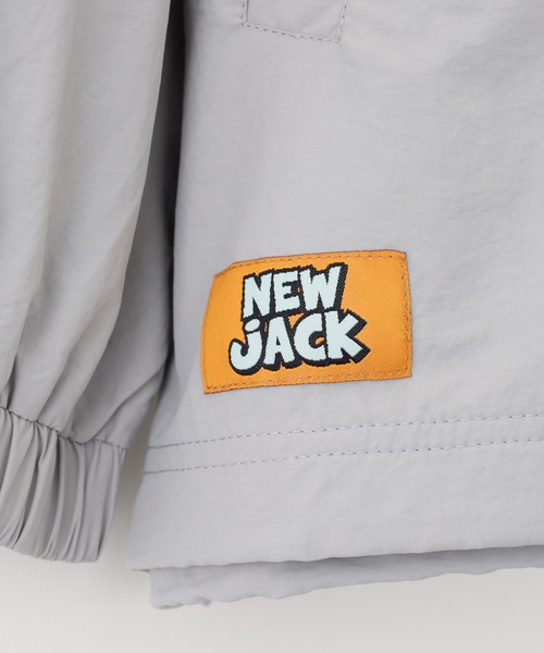 in the attic(インジアティック)の「NEW JACK DJナイロントラックジャケット(ナイロンジャケット・メンズ・ライトグレー/ブラック・L/M)」の10枚目の写真