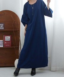 MAISON DE THERESE（メゾン ド テレーズ）の「ボリュウームスリーブ　ルーズシルエットロングワンピース（ワンピース）」