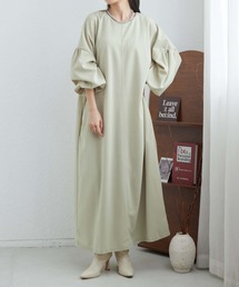MAISON DE THERESE（メゾン ド テレーズ）の「ボリュウームスリーブ　ルーズシルエットロングワンピース（ワンピース）」