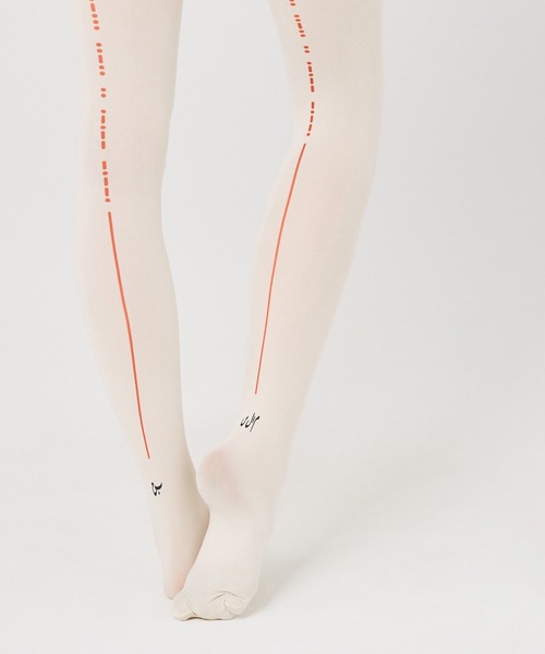 bedsidedrama(ベットサイドドラマ)の「Spiritual Dance Tights(タイツ/ストッキング・レディース・ブラック/ホワイト・1)」の1枚目の写真