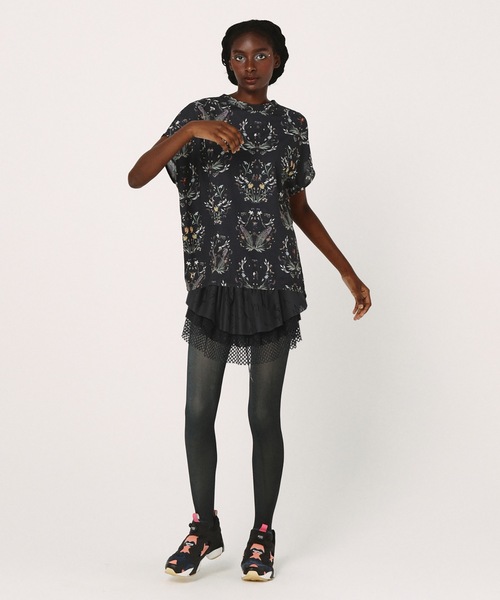 bedsidedrama(ベットサイドドラマ)の「Spiritual Dance Tights(タイツ/ストッキング・レディース・ブラック/ホワイト・1)」の4枚目の写真