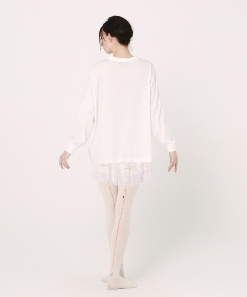 bedsidedrama(ベットサイドドラマ)の「Spiritual Dance Tights(タイツ/ストッキング・レディース・ブラック/ホワイト・1)」の8枚目の写真