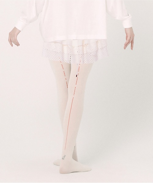 bedsidedrama(ベットサイドドラマ)の「Spiritual Dance Tights(タイツ/ストッキング・レディース・ブラック/ホワイト・1)」の9枚目の写真