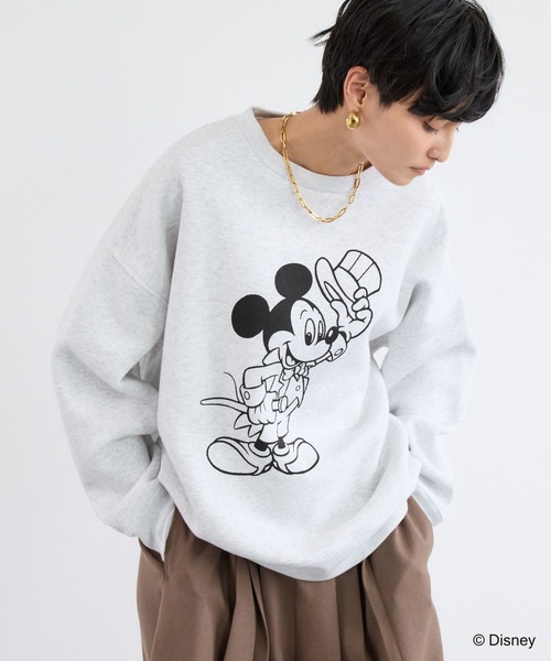 GOOD ROCK SPEED(グッドロックスピード)の「BARNYARDSTORM / GOOD ROCK SPEED別注 / Mickey / Donald / スウェット(スウェット・レディース・グレー系その他/グレー系その他2・FREE)」の1枚目の写真
