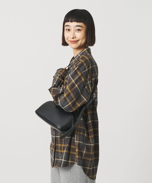 BEAUTY&YOUTH UNITED ARROWS（ビューティーアンドユースユナイテッドアローズ）の「コットンフランネル チェックシャツ（シャツ/ブラウス・レディース・オリーブ/ネイビー・S/M）」の3枚目の写真