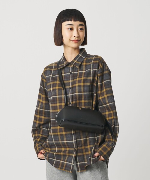 BEAUTY&YOUTH UNITED ARROWS（ビューティーアンドユースユナイテッドアローズ）の「コットンフランネル チェックシャツ（シャツ/ブラウス・レディース・オリーブ/ネイビー・S/M）」の4枚目の写真