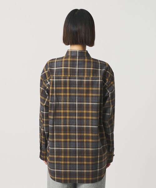 BEAUTY&YOUTH UNITED ARROWS（ビューティーアンドユースユナイテッドアローズ）の「コットンフランネル チェックシャツ（シャツ/ブラウス・レディース・オリーブ/ネイビー・S/M）」の12枚目の写真