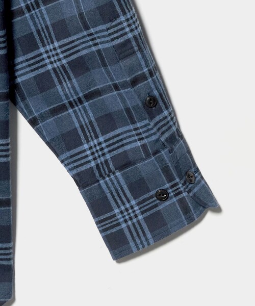 BEAUTY&YOUTH UNITED ARROWS（ビューティーアンドユースユナイテッドアローズ）の「コットンフランネル チェックシャツ（シャツ/ブラウス・レディース・オリーブ/ネイビー・S/M）」の16枚目の写真