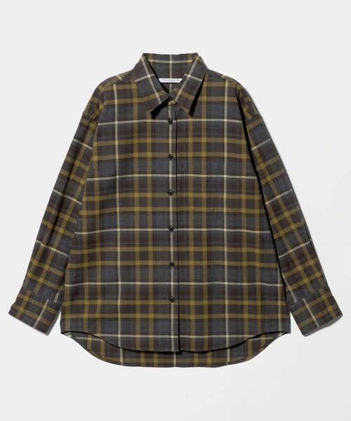 BEAUTY&YOUTH UNITED ARROWS（ビューティーアンドユースユナイテッドアローズ）の「コットンフランネル チェックシャツ（シャツ/ブラウス・レディース・オリーブ/ネイビー・S/M）」の19枚目の写真