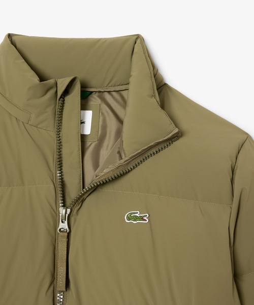 LACOSTE（ラコステ）の「撥水 防風 テクニカルファブリック ボリュームダウンフーデッドジャケット（ダウンジャケット/コート・メンズ・ブラック/オリーブ/キャメル・48/46/52/50/54）」の14枚目の写真
